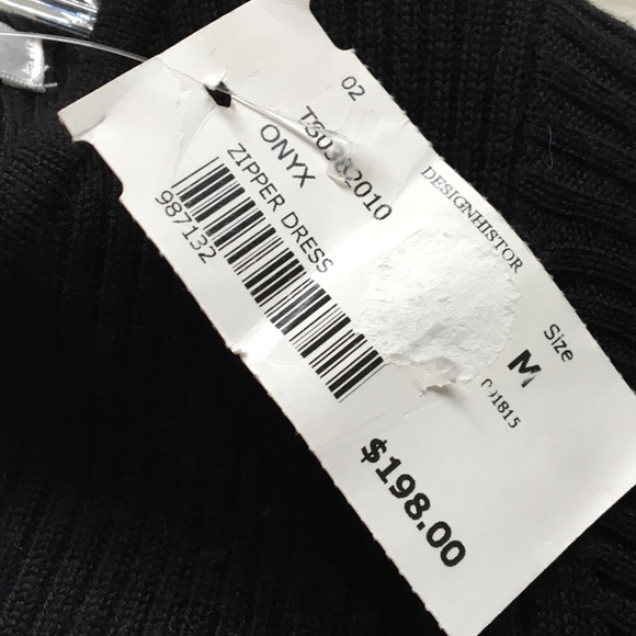 DESIGN HISTORY 💯% merino wool black dress M - Picture 8 of 11